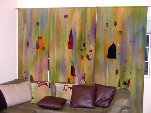 Miro Green Drapes