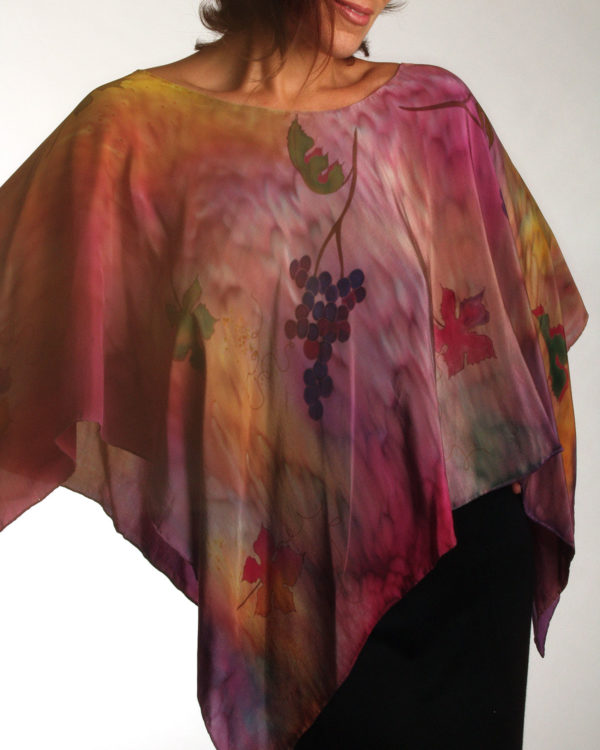 Pink Grape Poncho