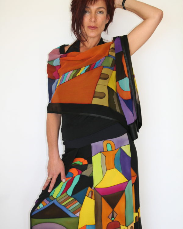 Skirt Klee with The Scarf