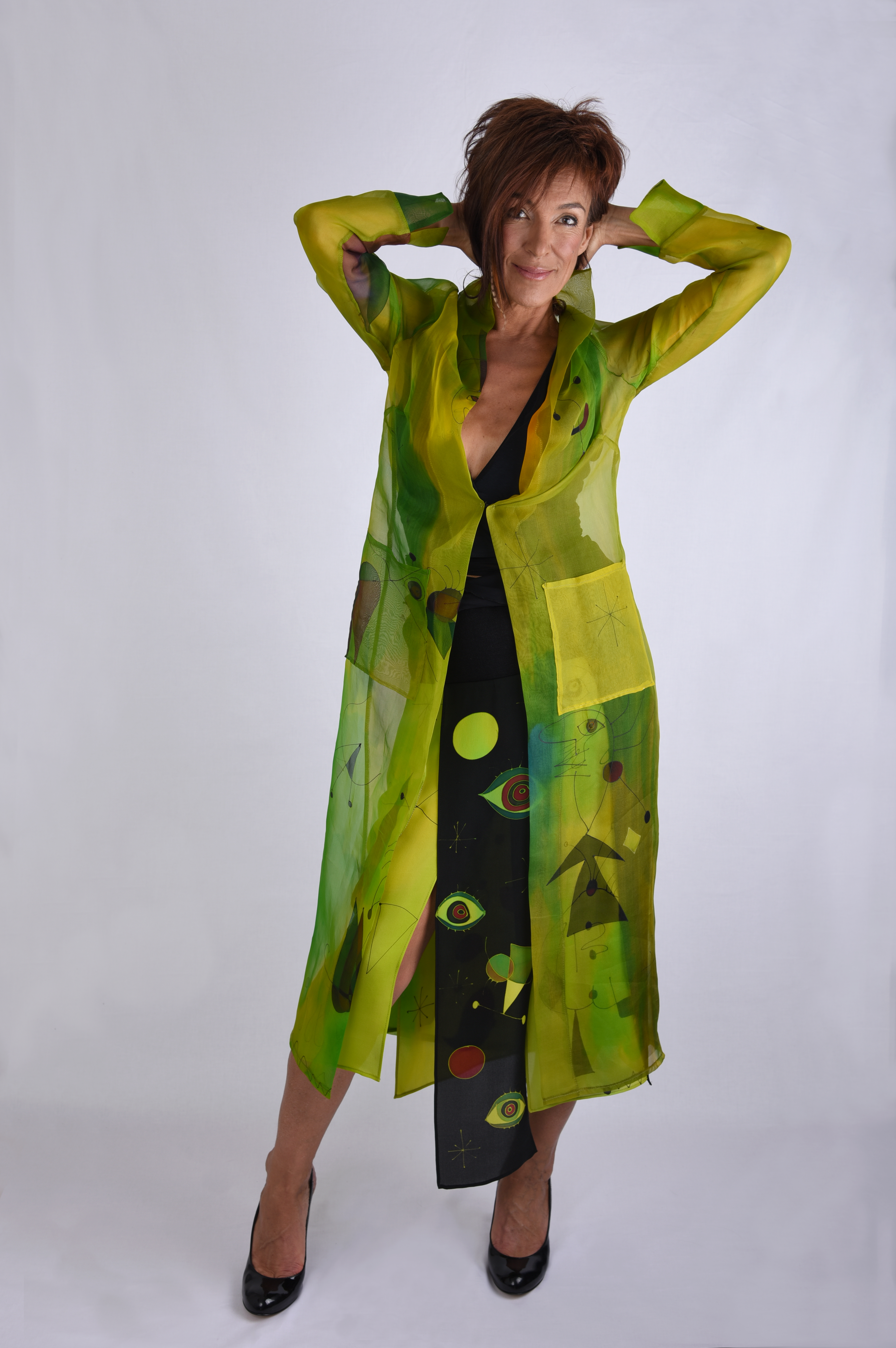 Organza Coat Green Miro​​