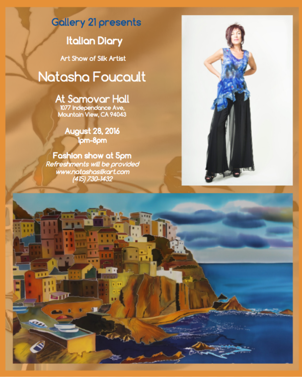 Gallery 21 Presents: Italian Diary, Art Show of Natasha Foucault