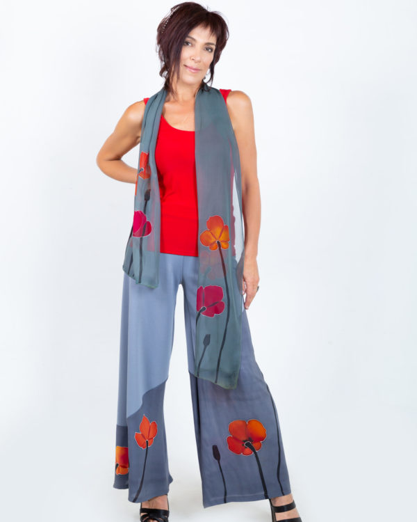 Poppies with Grey