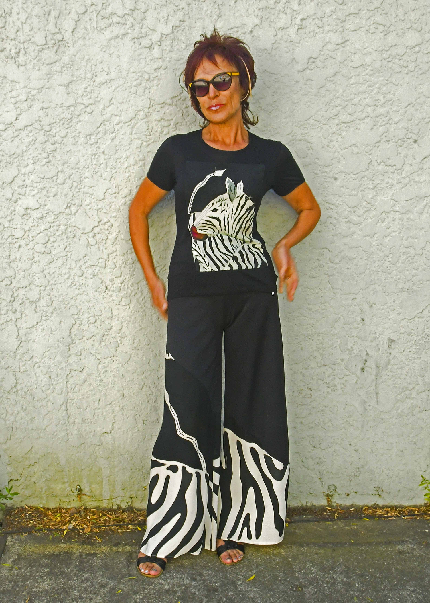 Zebra T-shirt and pants
