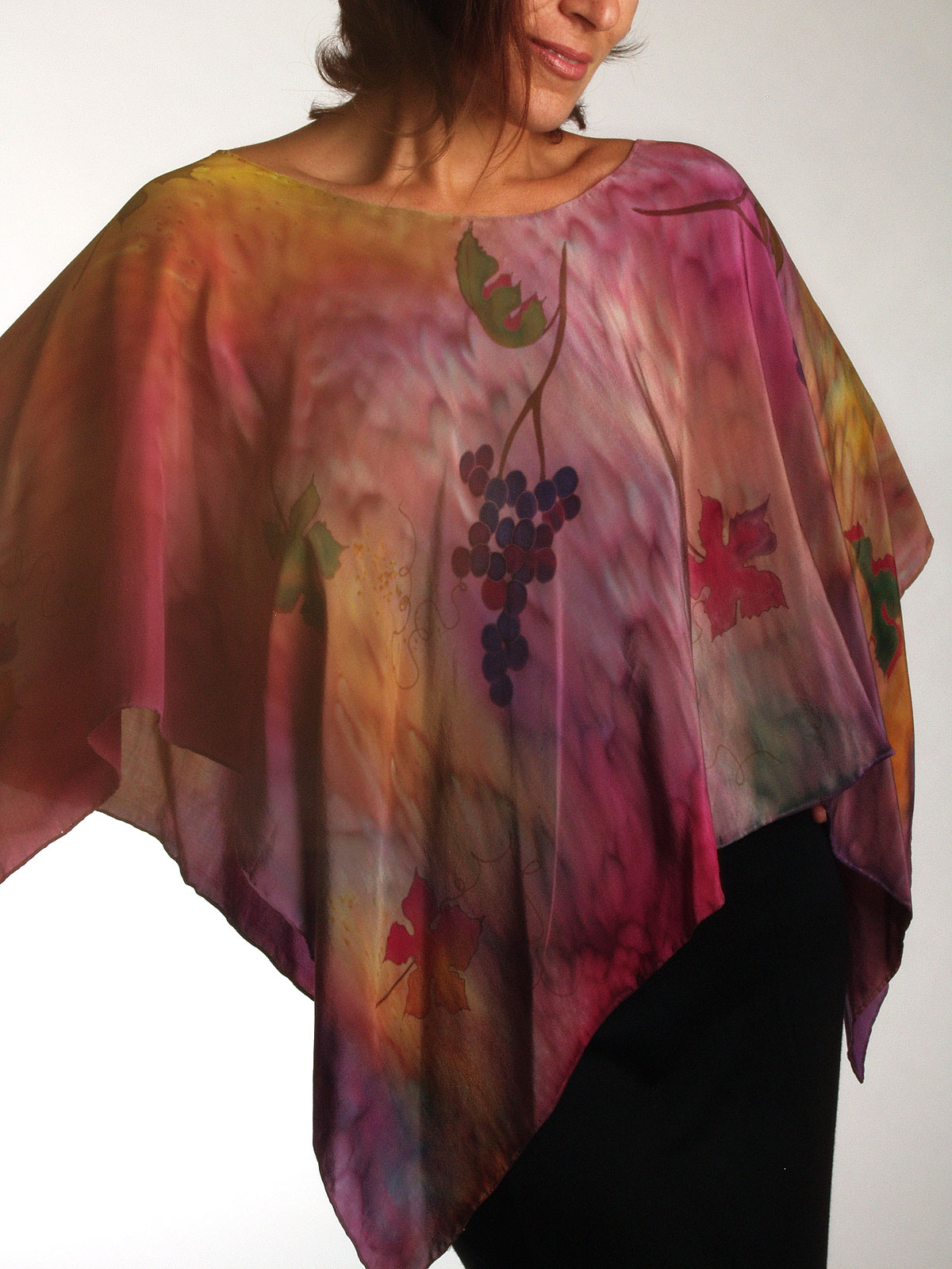 Pink Grape Poncho