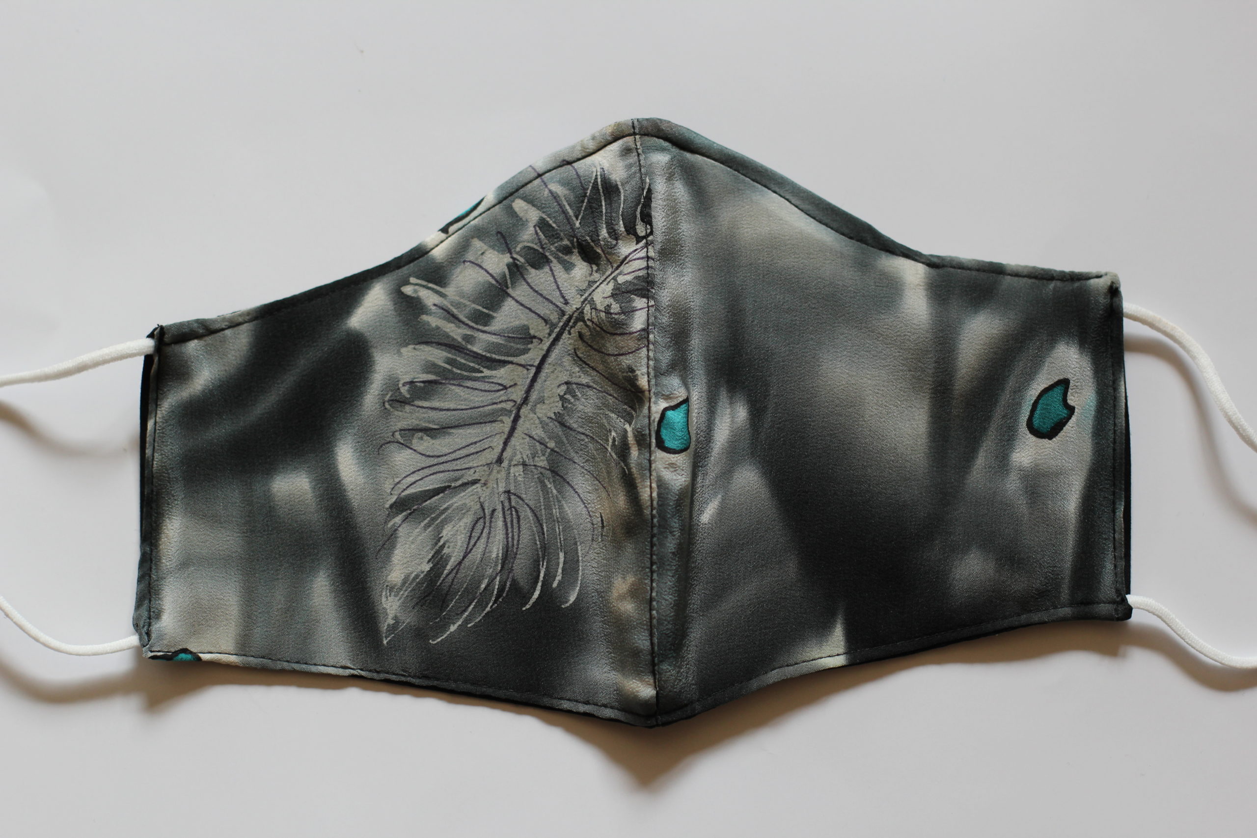 Feather on Grey
