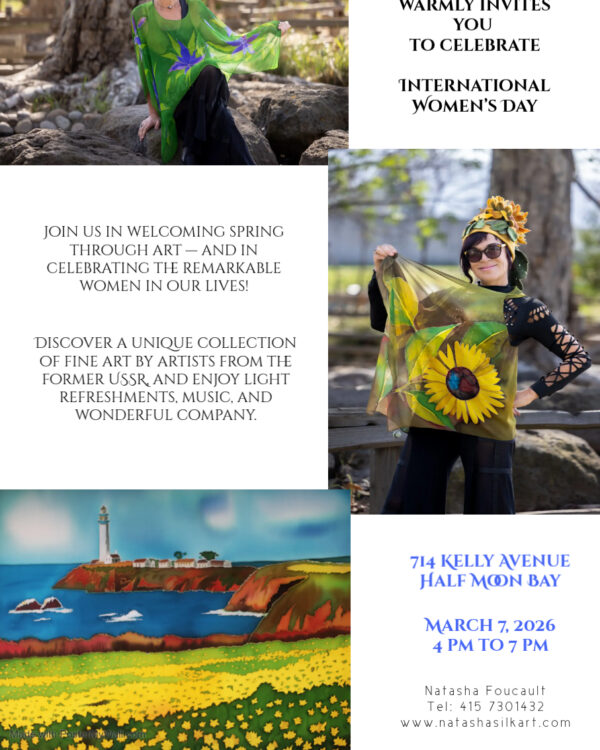 You’re invited to Silk and Stone Art Gallery to welcome spring through art and celebrate the remarkable women in our lives!